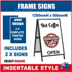 Frame Sign Insertable - 1200mm x 900mm